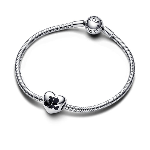 Disney Mickey Mouse & Minnie Mouse Heart Charm
