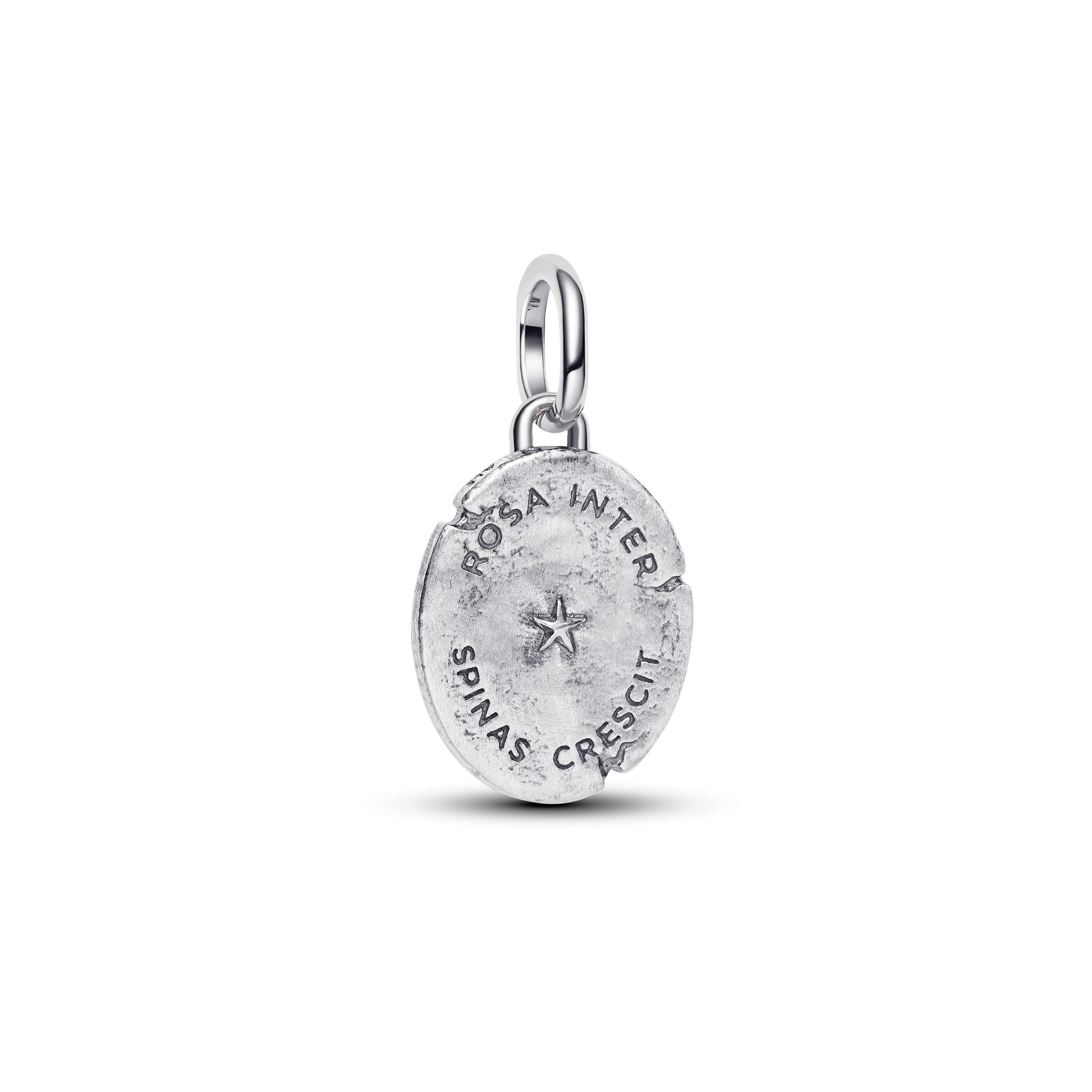 Rose Medallion Charm