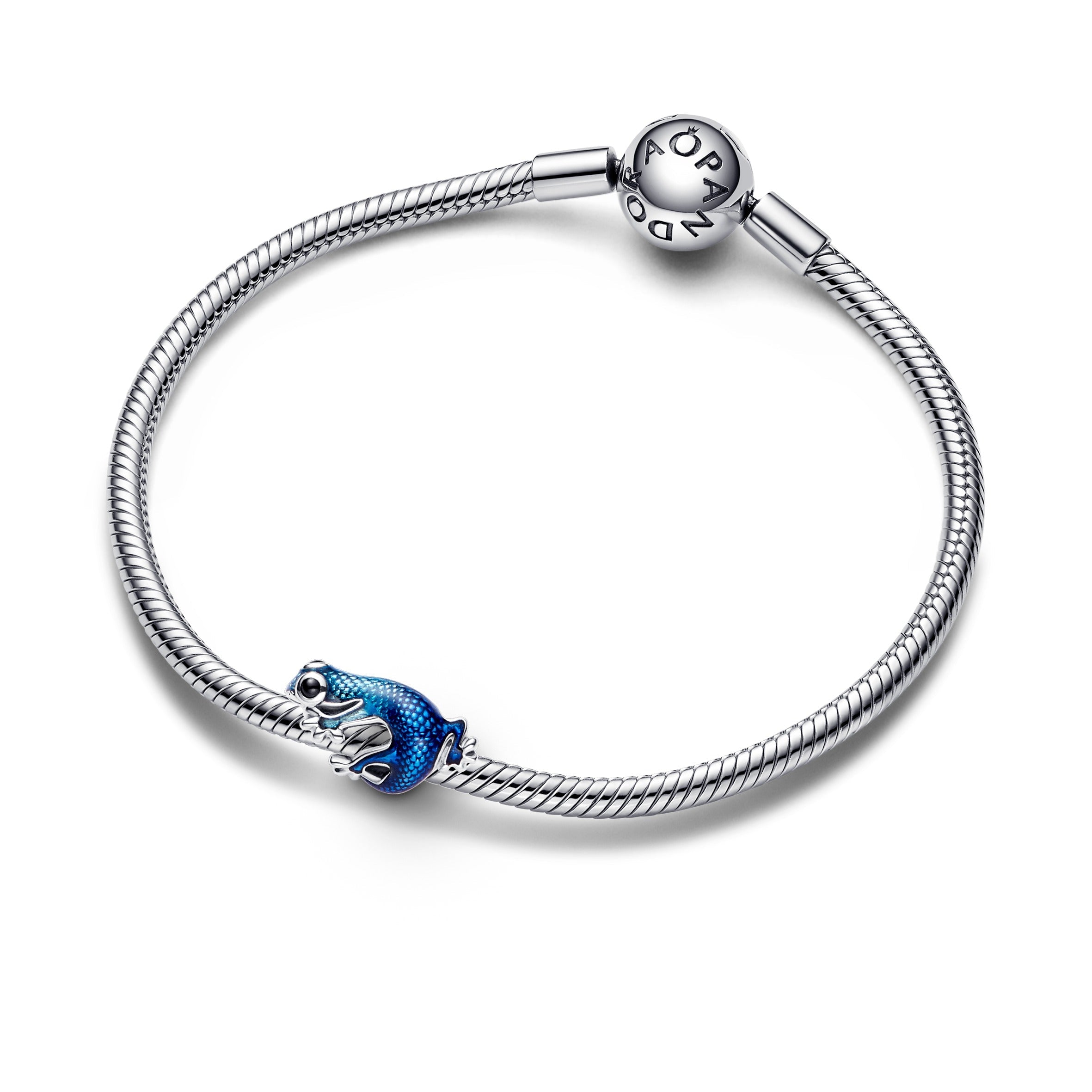 Metallic Blue Gecko Charm