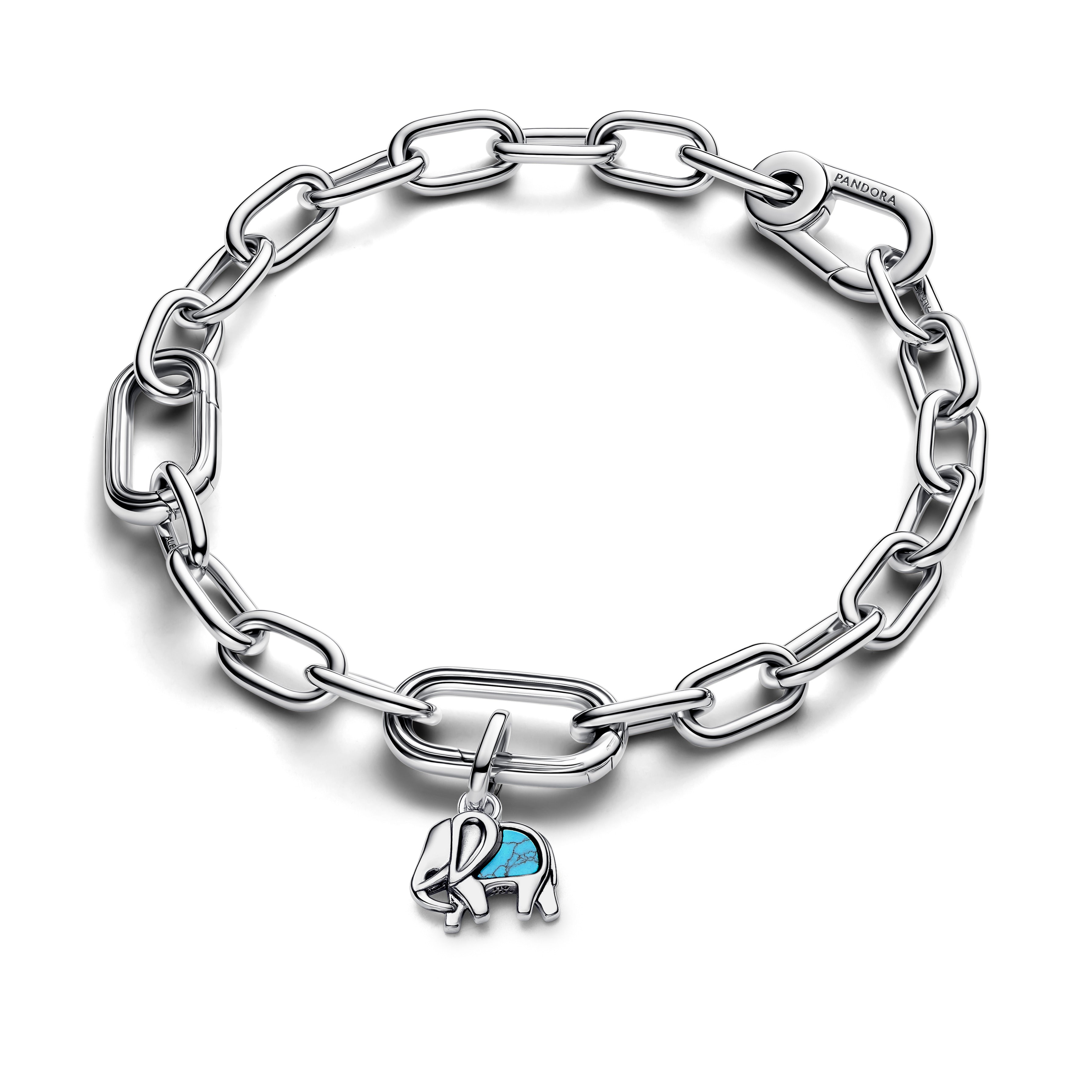 Turquoise-colored Elephant Mini Dangle Charm