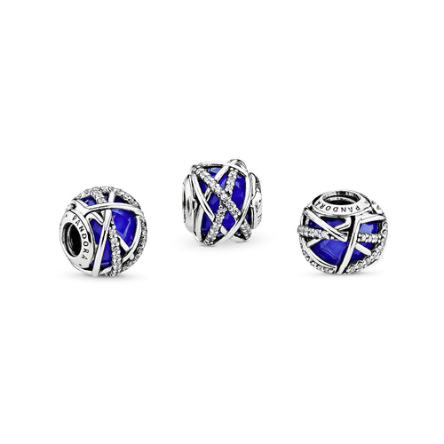 Blue Galaxy Charm