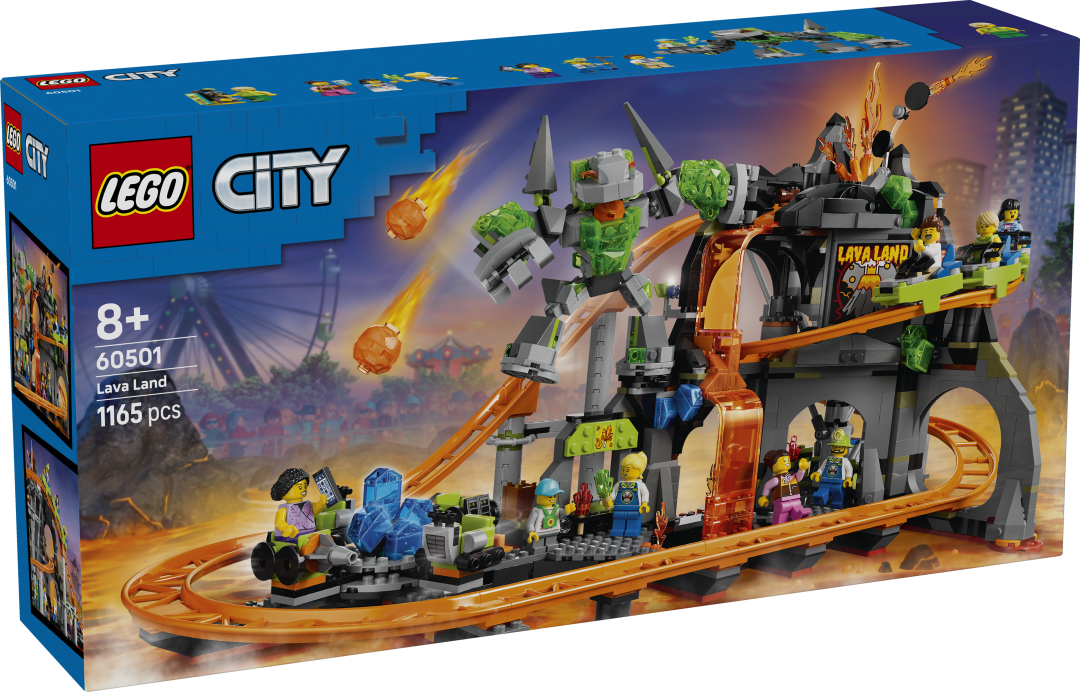 60501 | LEGO® City Lava Land Roller Coaster Park