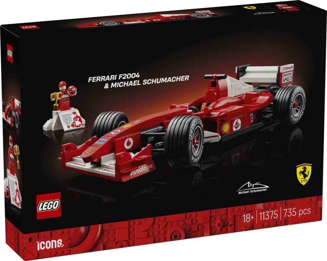 11375 | LEGO® ICONS™ Ferrari F2004 & Michael Schumacher
