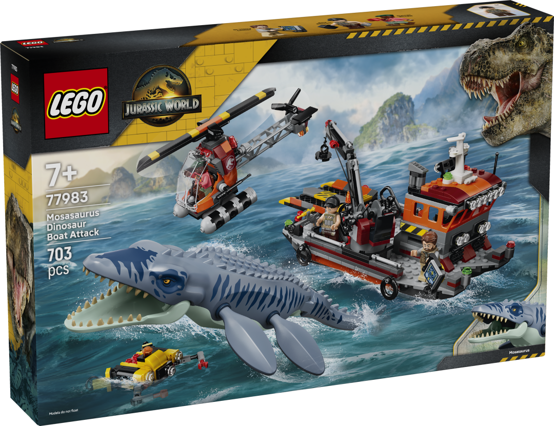 77983 | LEGO® Jurassic World™ Mosasaurus Dinosaur Boat Attack