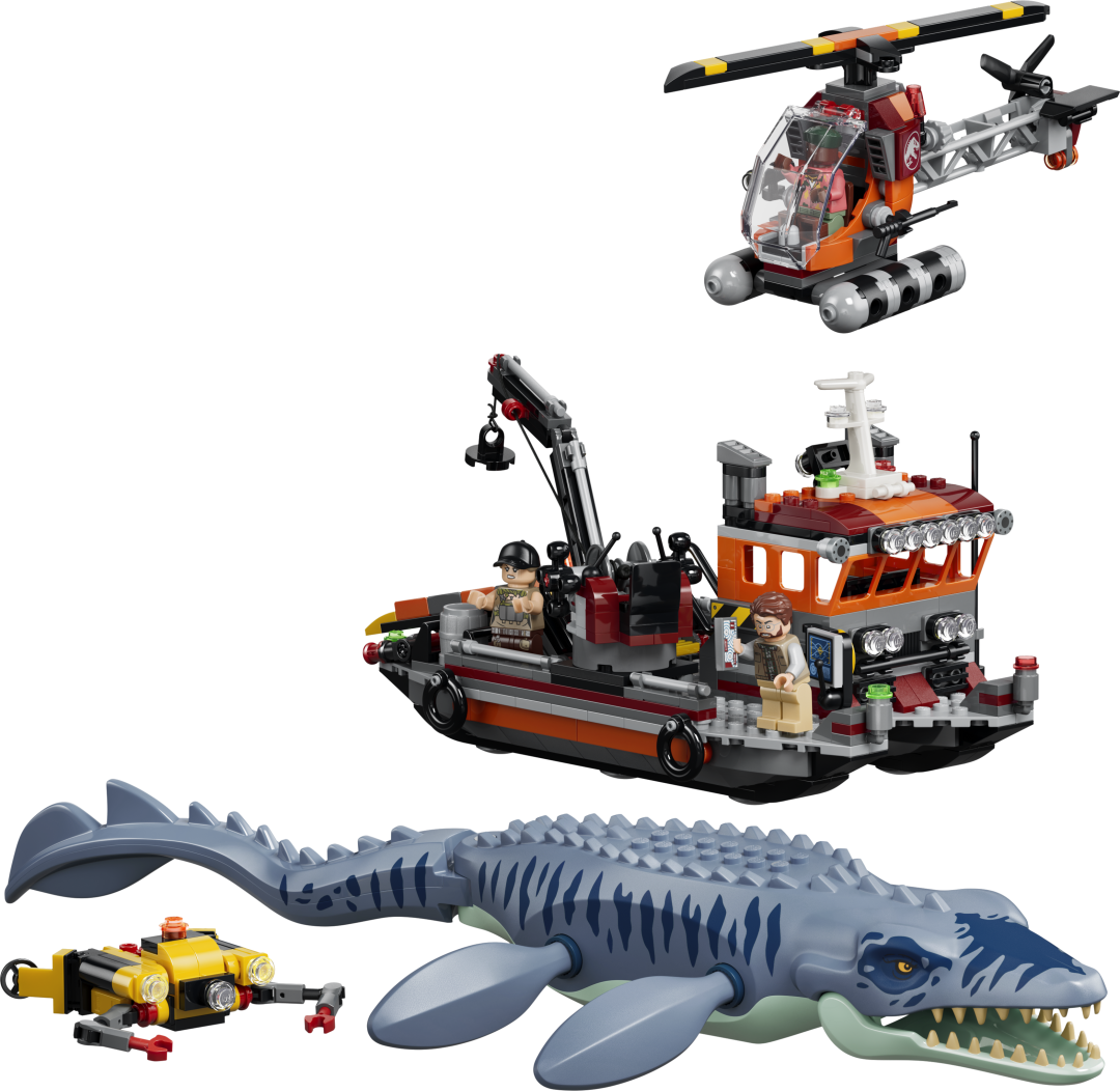 77983 | LEGO® Jurassic World™ Mosasaurus Dinosaur Boat Attack