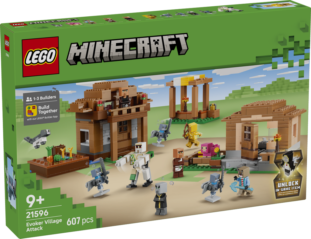 21596 | LEGO® Minecraft® Evoker Village Attack