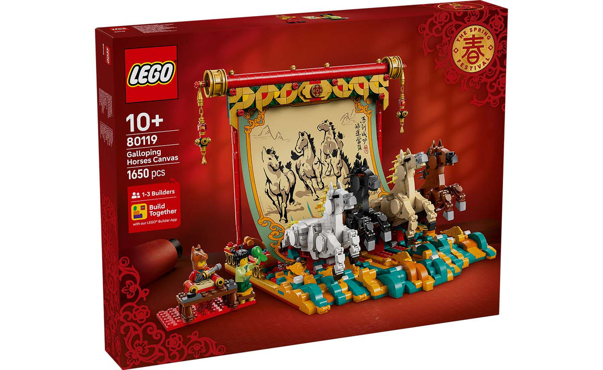 80119 | LEGO® Iconic Galloping Horses Canvas