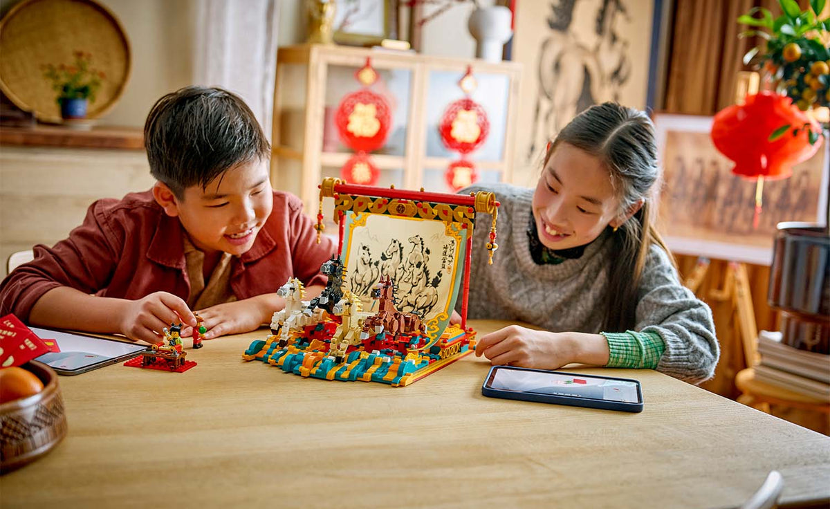 80119 | LEGO® Iconic Galloping Horses Canvas